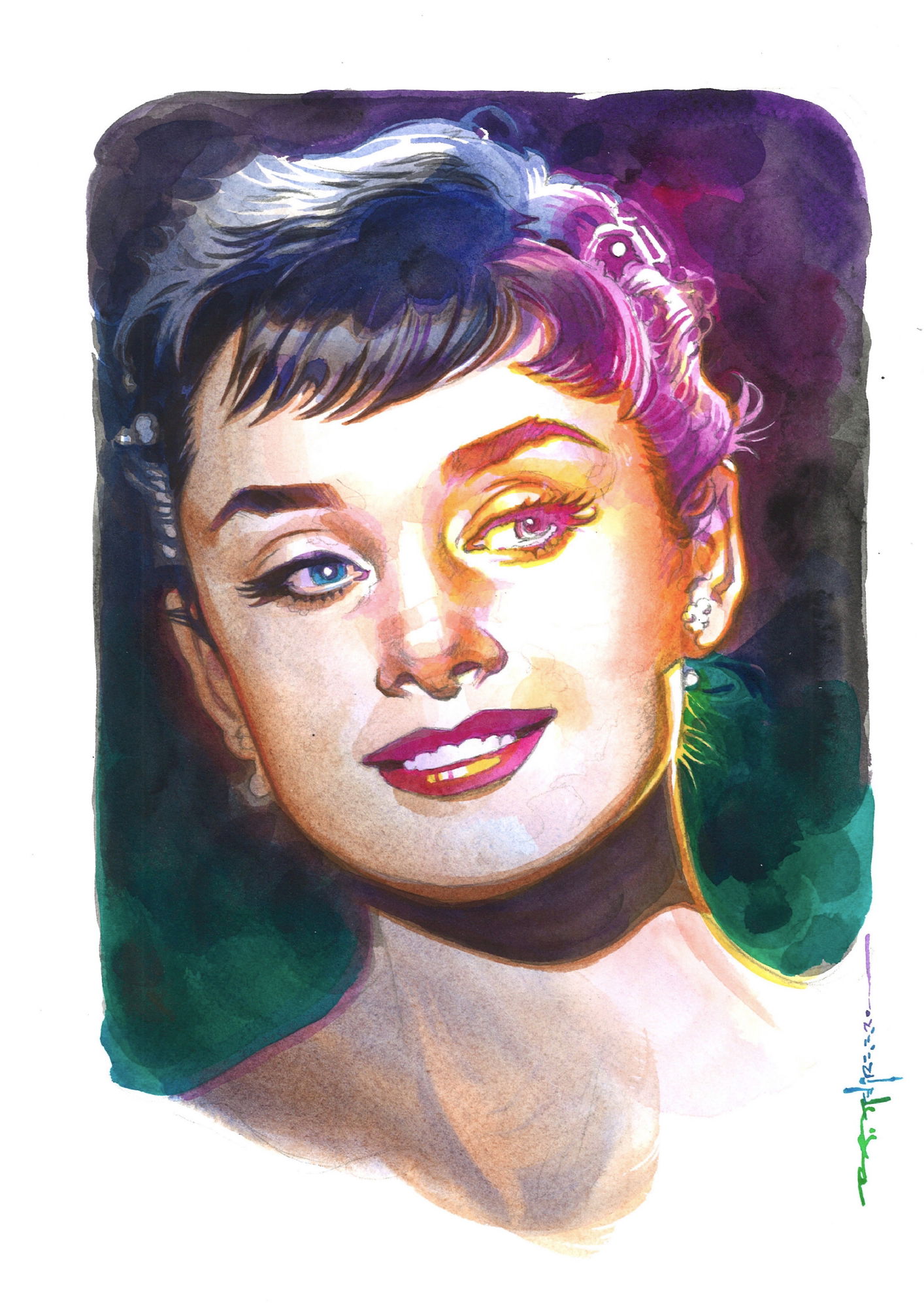 Audrey Hepburn By Brian Stelfreeze In Brian Mulcahys Brian Stelfreeze