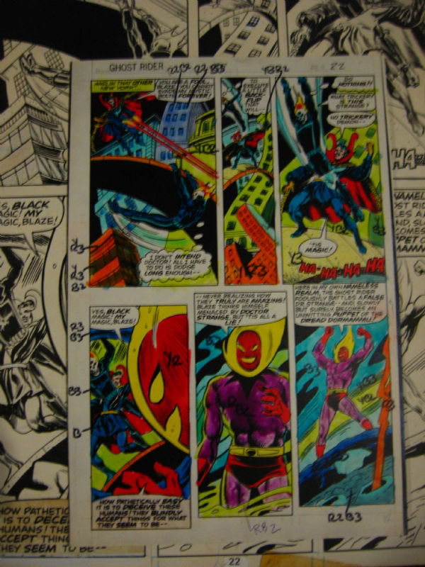 Ghost Rider #29 page 22, in John C's GHOST RIDER Comic Art Gallery Room