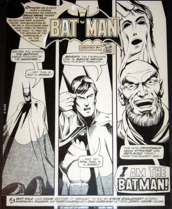 Detective Comics 472 P1, in Jeff H's Marshall Rogers Gallery Comic Art  Gallery Room