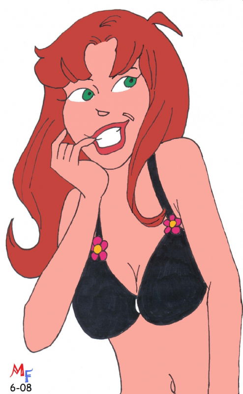 Cheryl Blossom Flirty Girl in Chris Vickers s Archie Pin Ups