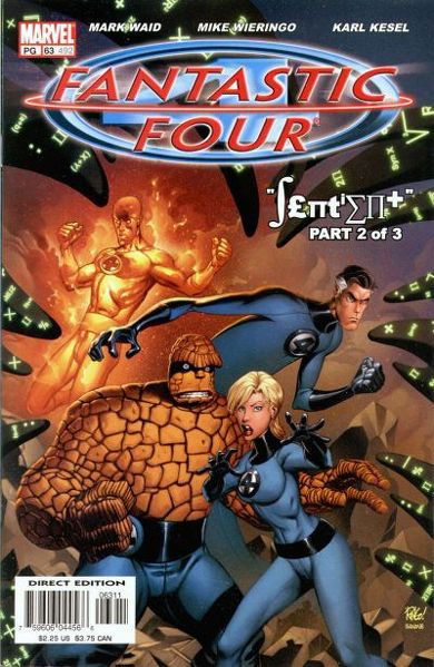 Mike Wieringo - Fantastic Four #63 Cover Art , in Mike K's Marvel ...