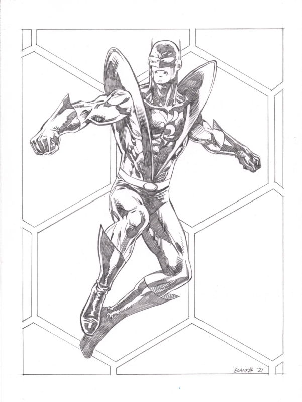 Yellowjacket, in Shane Simek's Avengers by Darryl Banks Comic Art ...