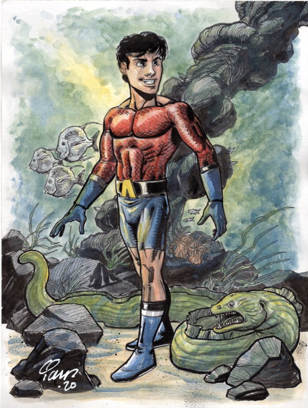 Aqualad In Shane Simeks Teen Titans Sketches And Commissions Comic Art Gallery Room 1324