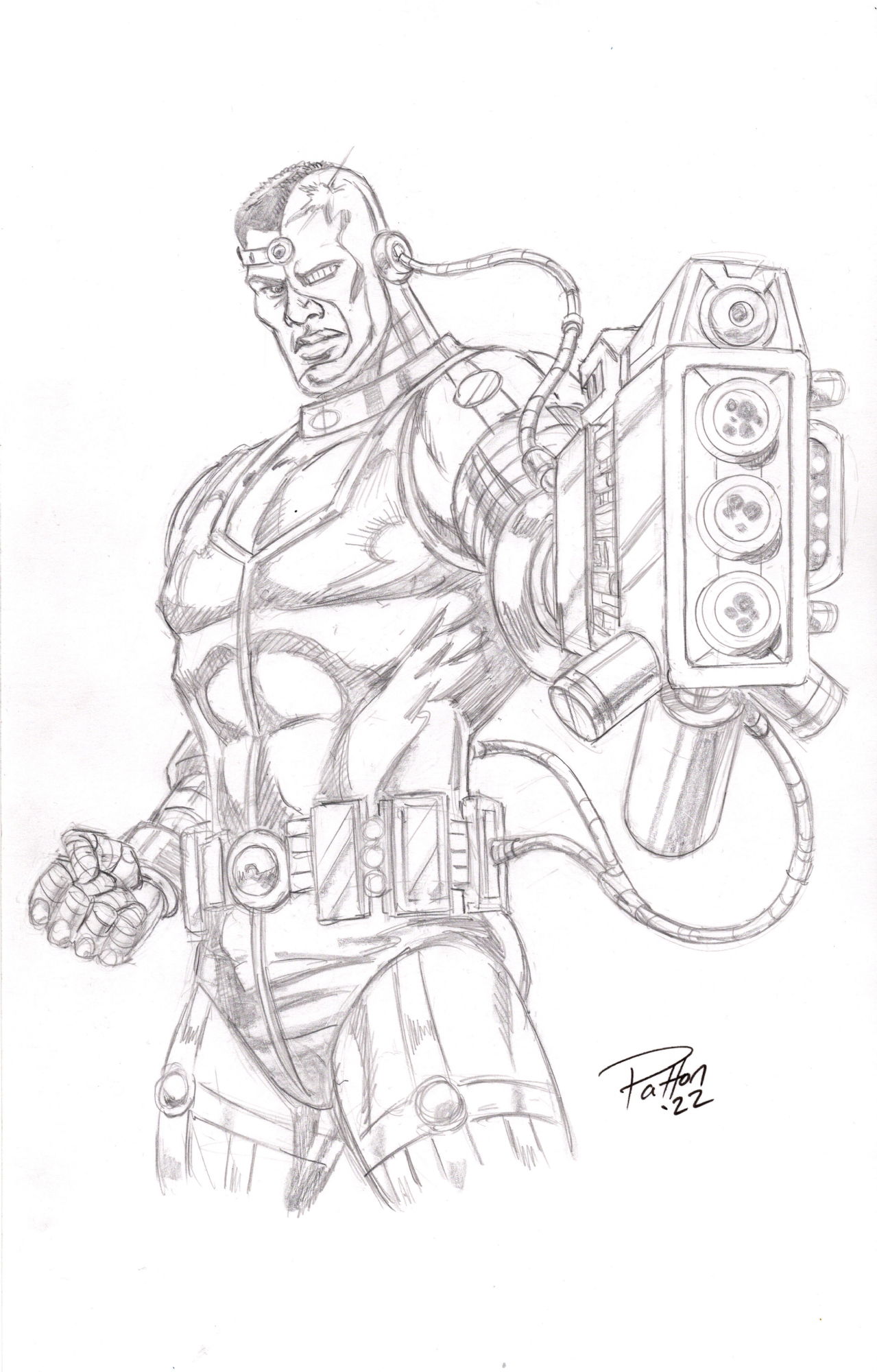 Cyborg, in Shane Simek's TEEN TITANS Sketches and Commissions Comic Art ...