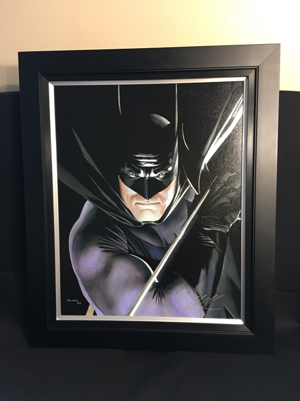Batman Mythology Canvas giclee by Alex Ross, in George O's Alex Ross Comic  Art Gallery Room