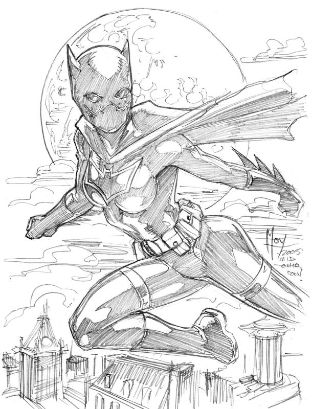 Batgirl Cassandra Cain In Andrew Varchos Dc Miscellaneous Comic Art Gallery Room 8424