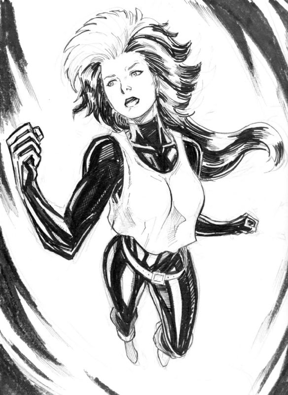 Rogue, in Andrew Varcho's Marvel: X-Men Comic Art Gallery Room