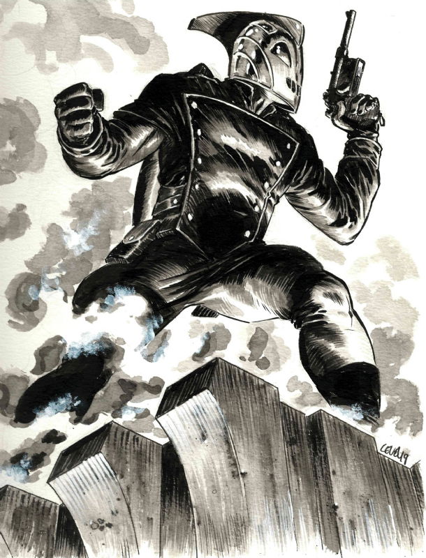 The Rocketeer By Brian Level In Andrew Varchos Indiana Jones And The