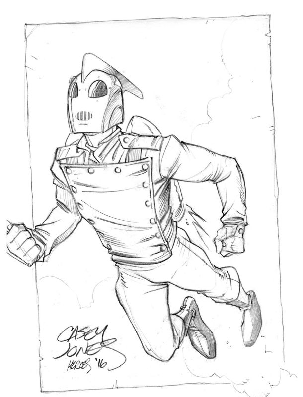 The Rocketeer By Casey Jones In Andrew Varchos Indiana Jones And The