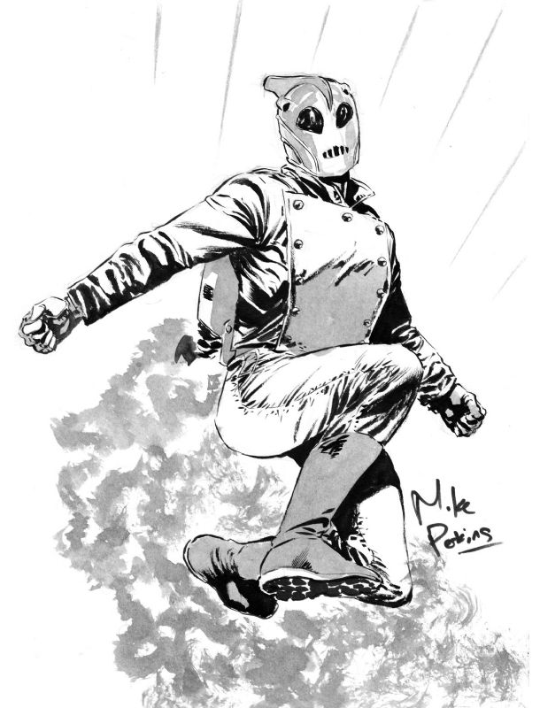 The Rocketeer By Mike Perkins In Andrew Varchos Indiana Jones And The