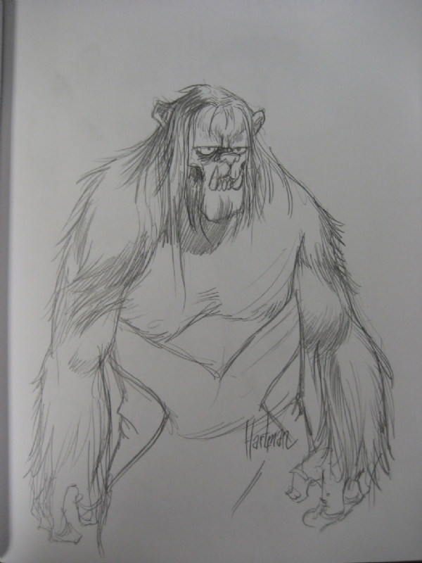 Beast by Phil Hartman, in Richard Oh's Phil Hartman Comic Art Gallery Room