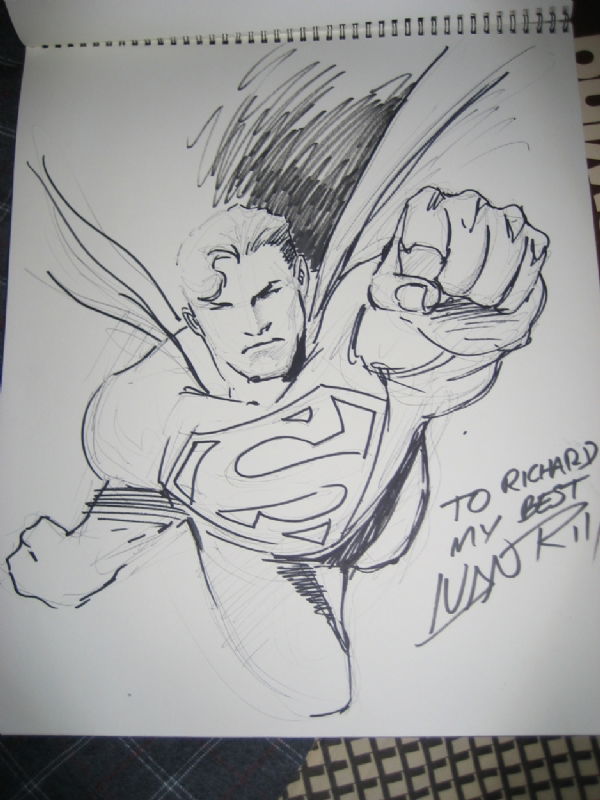 Superman by Ivan Reis, in Richard Oh's Ivan Reis Comic Art Gallery Room