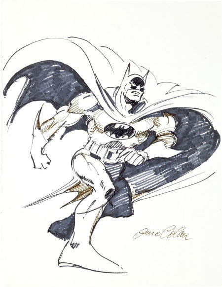 Gene Colan's Batman, in Tom Field's Colan, Gene Comic Art Gallery Room