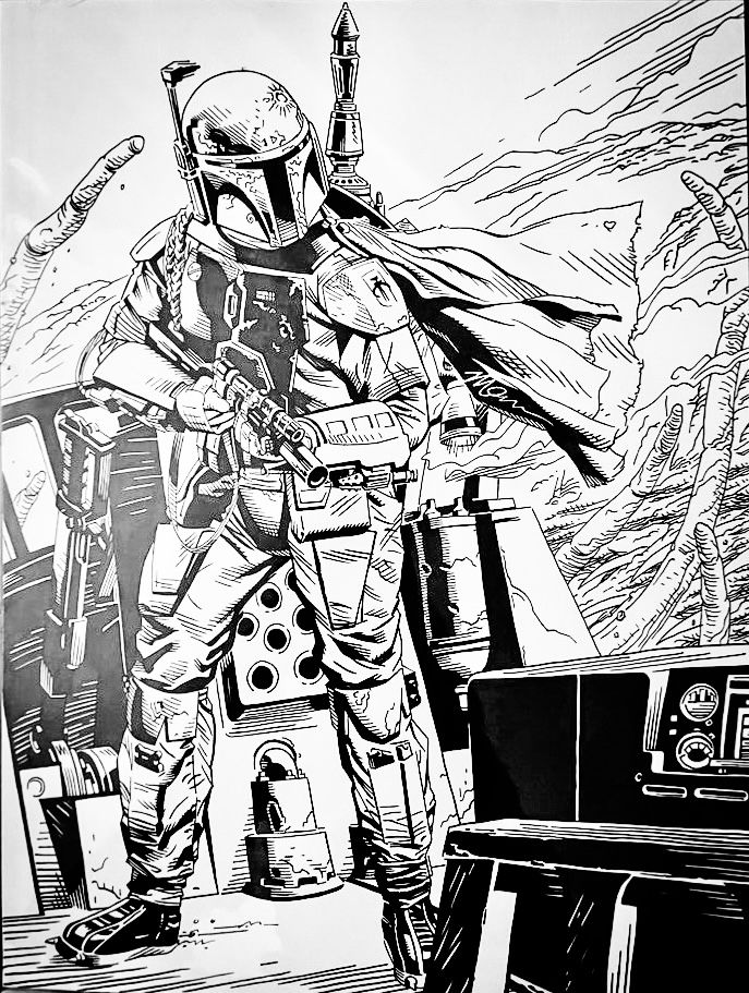 Boba Fett by Michael Golden, in Anthony F's 2020 and recent Artwork ...