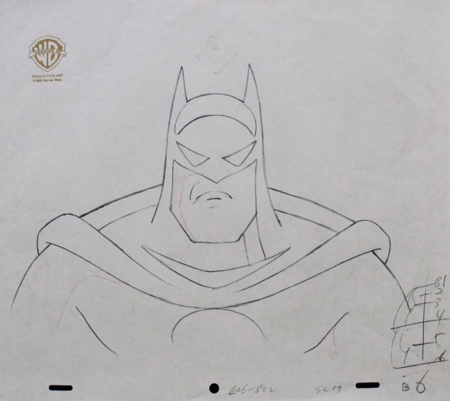 Batman BTAS production art, in Anthony F's Batman the Animated Series Comic  Art Gallery Room