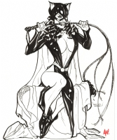 Catwoman & Robin by Adam Hughes, Comic Art