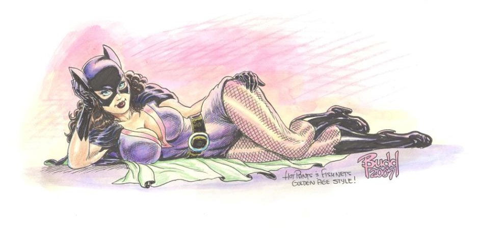 Catwoman by Budd Root, in Anthony F's Root, Budd - CAVEWOMAN **Mature  Content** Comic Art Gallery Room