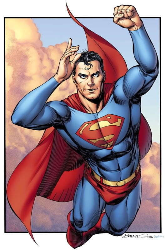 Superman - Laura Martin, in Mike Condello's Superman Comic Art Gallery Room