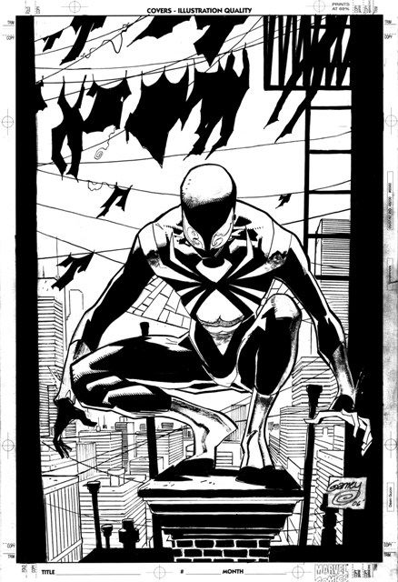 Amazing Spider-man 530 cover art Ron Garney Civil War, in Martijn van ...