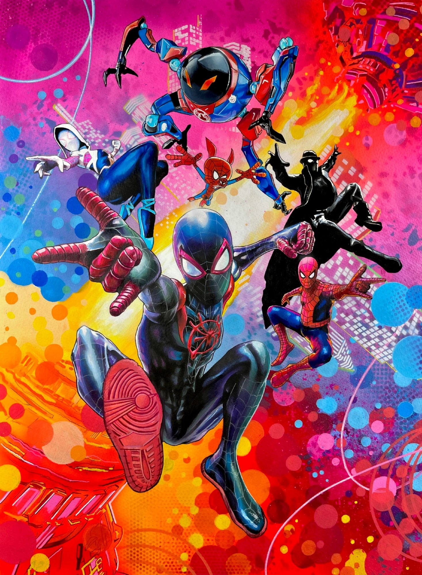 It took the artists on 'Spider-Man: Into the Spider-Verse' a