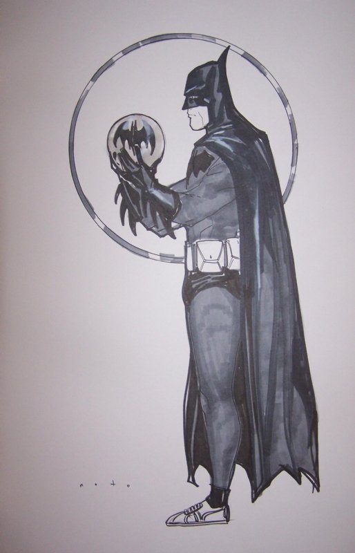 Phil Noto - Batman Bowling, in Jason Williams's Characters Bowling Comic  Art Gallery Room
