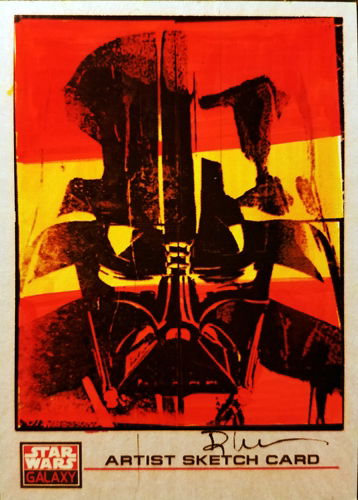 Darth Vader Star Wars In Brian Schillingers Russ Walks Comic Art Gallery Room 