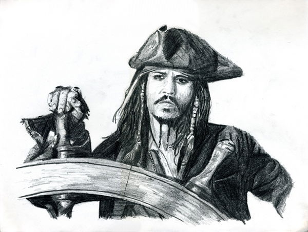 Jack Sparrow, In Brian Schillinger's ~my Artwork Comic Art Gallery Room