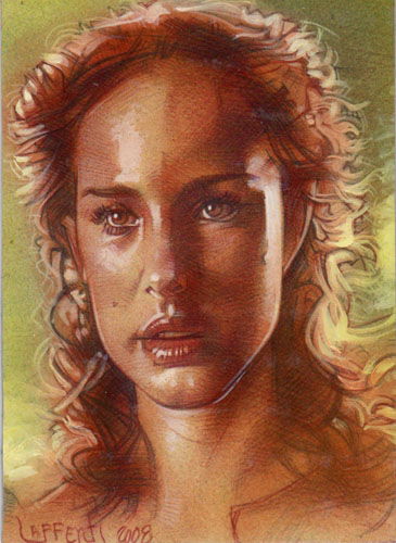 Padme By Jeff Lafferty In Brian Schillingers Jeff Lafferty Comic Art Gallery Room 