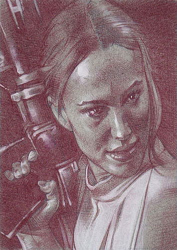 Padme Aggressive Negotiations By Lafferty In Brian Schillingers Jeff Lafferty Comic Art 