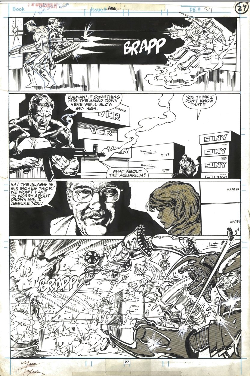 Mark Teixeira Punisher Vol. 2 Annual #1, pg. 24, in GianCarlo Nardini's  Texeira, Mark Comic Art Gallery Room