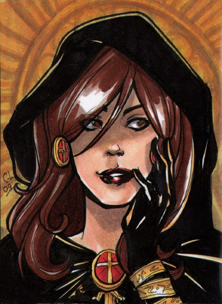 Magdalena sketch card, in Cassandra James's Art cards Comic Art Gallery ...