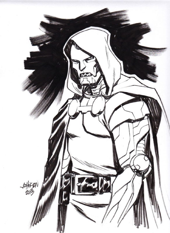 Dave Johnson - Doctor Doom, in Justin Leigh Leiter's DAVE JOHNSON Comic ...