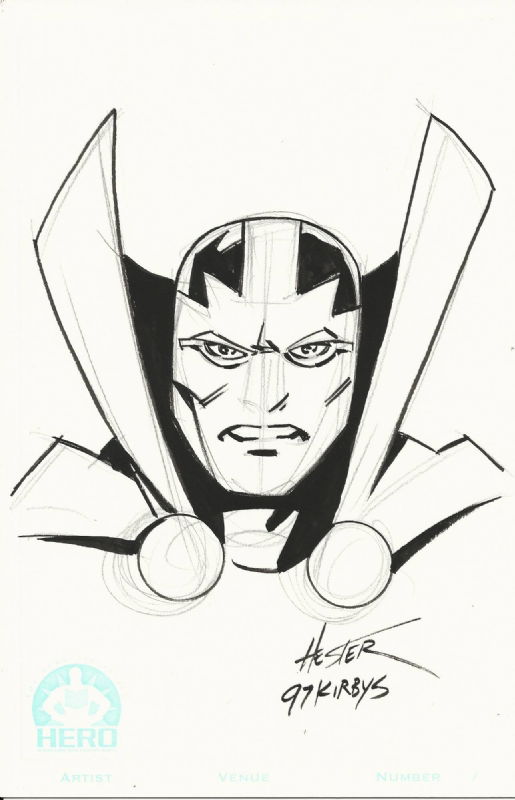 Mr. Miracle, in JIm McLauchlin's Phil Hester Wake up and Draw, 2014 ...