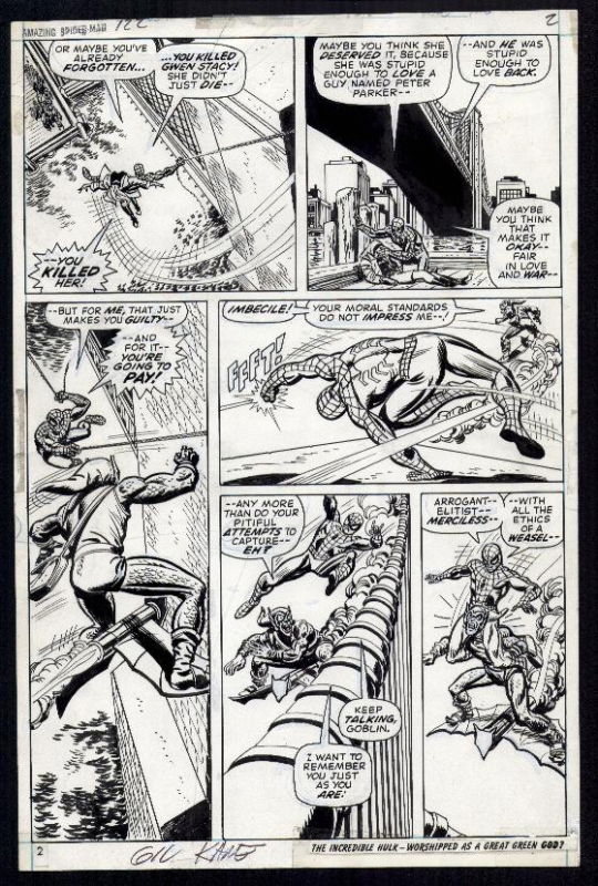 Amazing Spiderman #122 pg 2, in Aaron Sultan's John Romita Sr Comic Art ...