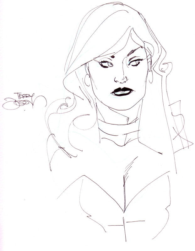 Emma Frost by Terry Dodson, in Simon Hausner's Marvel Comic Art Gallery ...