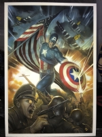 Captain America #695 Variant - Adi Granov, Comic Art