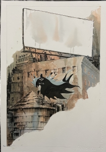 Batman: Streets of Gotham #3 cover - Dustin Nguyen, Comic Art