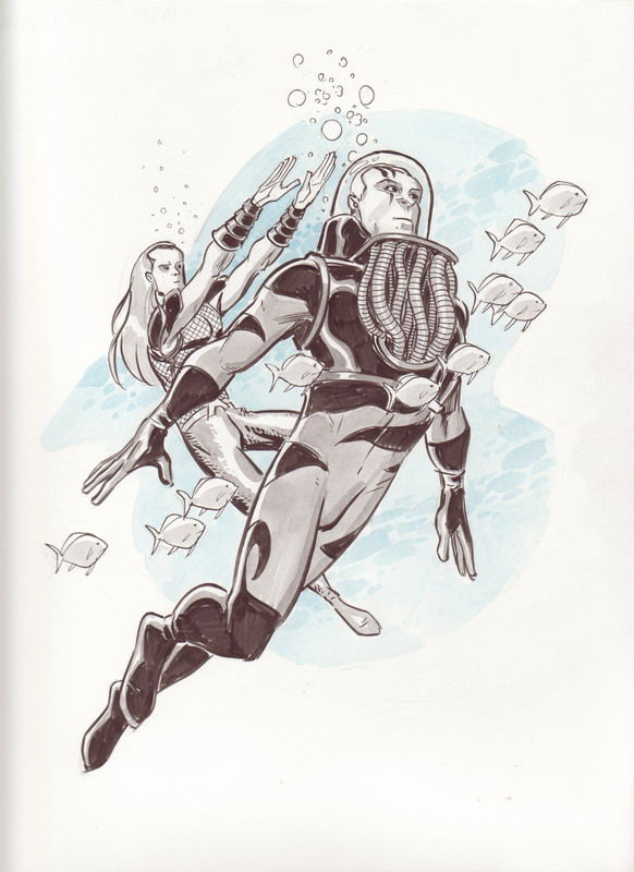 Shawn McManus, In Jenn Haines's Convention Sketches - Teen Titans Comic ...