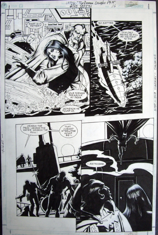 Legends of the Dark Knight Issue 145 Page 16, in Jenn Haines's Published  Art - Jim Aparo Comic Art Gallery Room