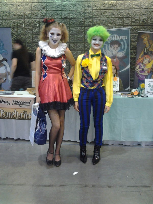 Harley Quinn and Joker Girl, in Doctor Fantastic's Charlotte HeroesCon ...