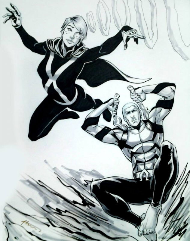 Miss Martian and Aqualad from Young Justice by Brian Atkins, in Doctor ...