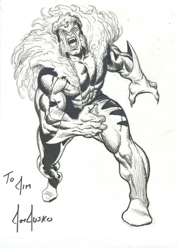 Sabretooth by Joe Jusko, in Doctor Fantastic's JOE JUSKO Comic Art ...