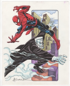 The Amazing Spider-Man vs Tombstone Peter Parker Spectacular Spider-man Spidey Super Stories Friendly Neighborhood Spiderman Superior Lonnie Lincoln Alonzo Thompson, Comic Art
