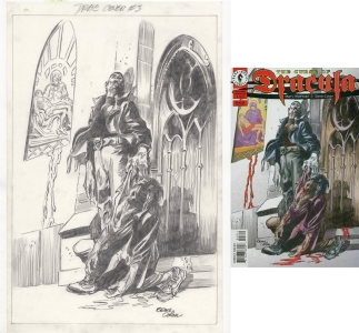 The Curse of Dracula #3 by Gene Colan Dark Horse comics, Comic Art