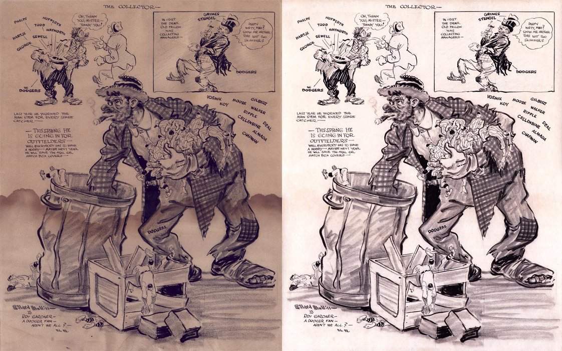 Art of the Game: The debut of Willard Mullin's Brooklyn “Bum