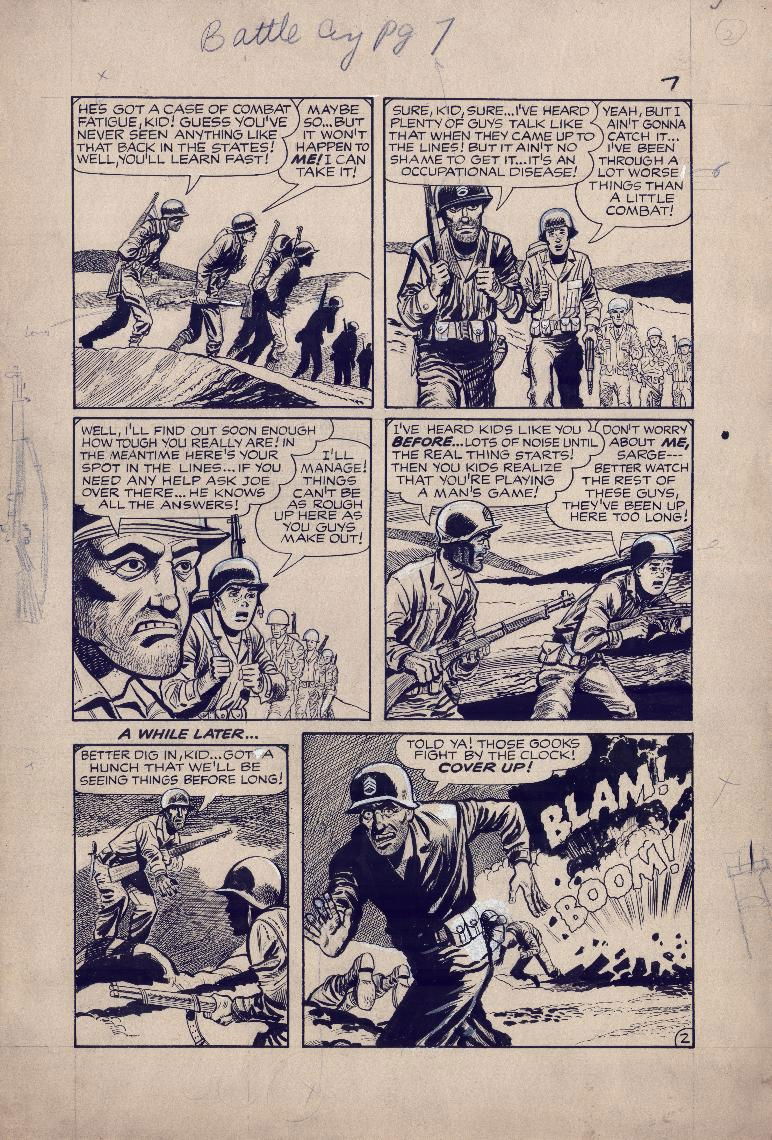 Charlie Stern - Battle Cry Story Pg 2 - 1950s, in Rob Stolzer's Stern ...