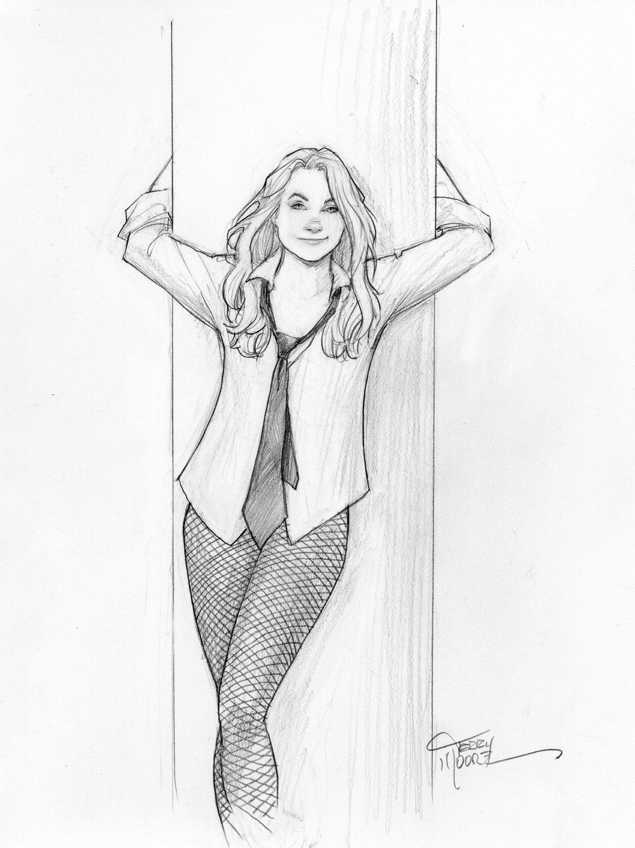 Katchoo in fishnets, in Jeremiah Avery's Terryverse Sketches Comic Art ...