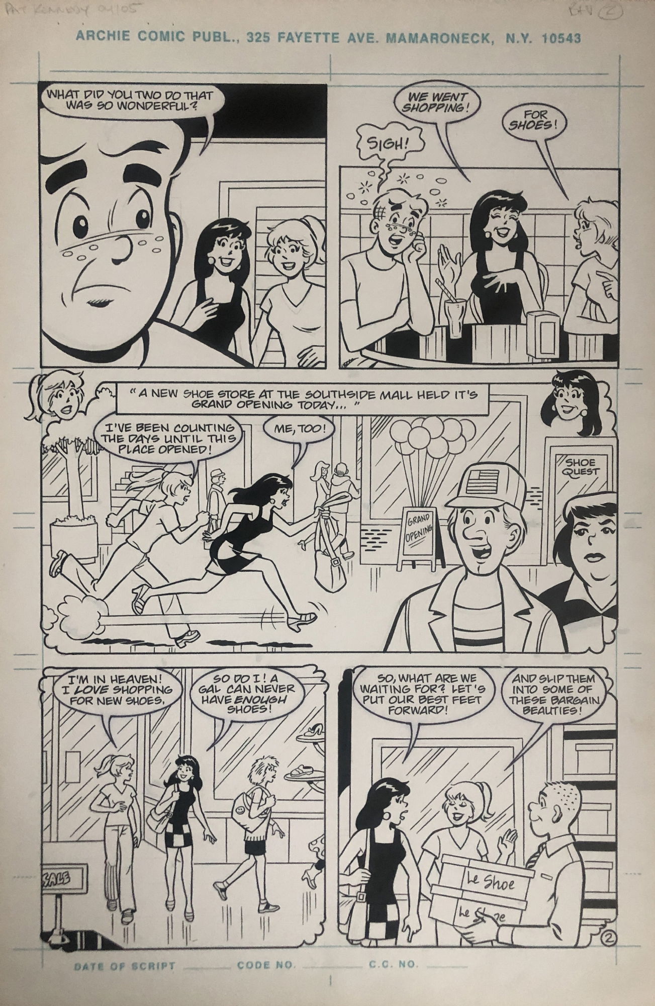 Betty and Veronica Digest - issue 166, page 02, in Jeremiah Avery's ...