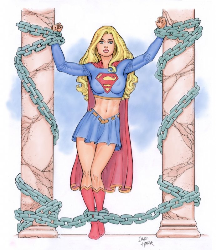 Supergirl Cartoon Porn Bondage - Supergirl Bondage Drawings | BDSM Fetish
