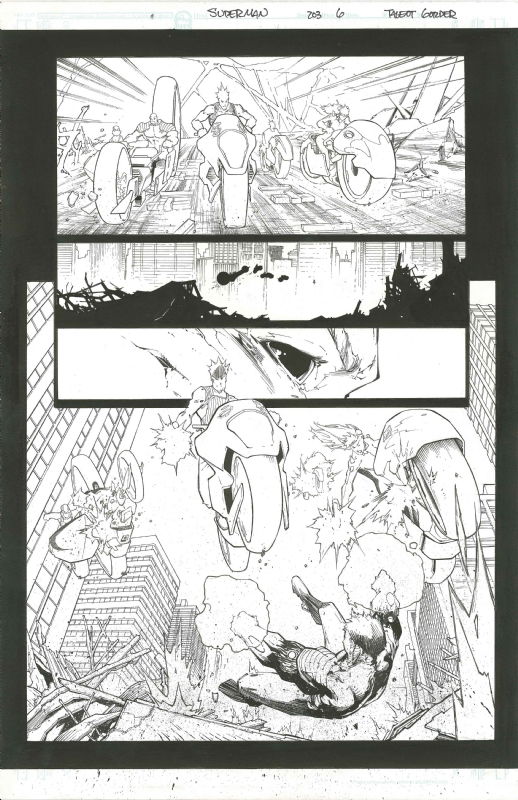 Superman Issue 206 Page 6, In Corey Aalbers's Talent Caldwell Comic Art 